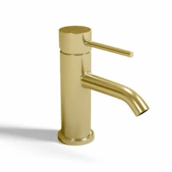 Robinet Mitigeur Lave-mains Doré Brossé, Châtelet