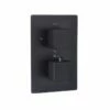 Robinet Mitigeur Thermostatique De Douche Mural Noir, 3 Sorties, Tuileries II -Produits De Salle De Bain Soldes 2024 robinet mitigeur thermostatique de douche mural noir 3 sorties tuileries ii