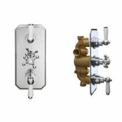 Diana, Robinet Thermostatique à Encastrer, 2 Sorties