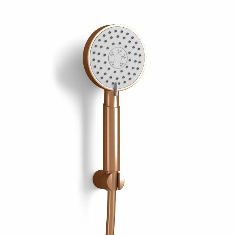 Set De Douche Complet Avec Douchette 3 Fonctions, Châtelet, Doré Rose Brossé 3 Set De Douche Complet Avec Douchette 3 Fonctions, Châtelet, Doré Rose Brossé