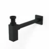 Siphon Lavabo Bouteille Carré Inox Noir Mat 1 Siphon Lavabo Bouteille Carré Inox Noir Mat -Produits De Salle De Bain Soldes 2024 siphon lavabo bouteille carre inox noir mat