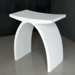 Tabouret, Matière Composite, Minéral -Produits De Salle De Bain Soldes 2024 tabouret matiere composite mineral 5