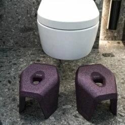 Tabourets De Toilette Emboîtables, Violet, Stuul -Produits De Salle De Bain Soldes 2024 tabourets de toilette emboitables violet stuul 4