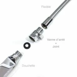 Vanne D'arrêt Pour Douchette à Main -Produits De Salle De Bain Soldes 2024 vanne arret pour douchette 3