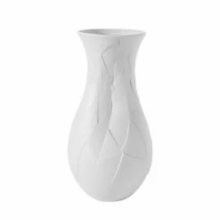 Vase En Céramique, Blanc -Produits De Salle De Bain Soldes 2024 vase en ceramique blanc 3