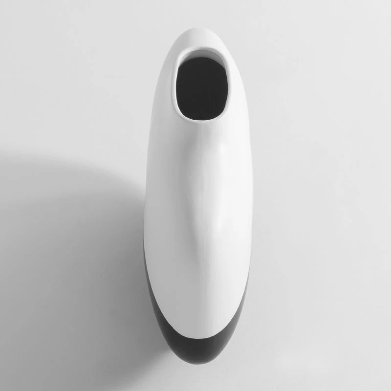 Vase En Céramique, Noir Et Blanc 6 Vase En Céramique, Noir Et Blanc – Image 4