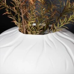 Vase En Porcelaine, Blanc -Produits De Salle De Bain Soldes 2024 vase en porcelaine blanc 3