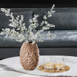 Vase En Porcelaine, Déstructuré, Rose -Produits De Salle De Bain Soldes 2024 vase en porcelaine destructure rose 4