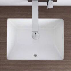 Vasque à Encastrer Par Dessous 51,5x38 Cm Rectangulaire, Céramique -Produits De Salle De Bain Soldes 2024 vasque a encastrer par dessous rectangulaire 50 x 37 cm ceramique 3