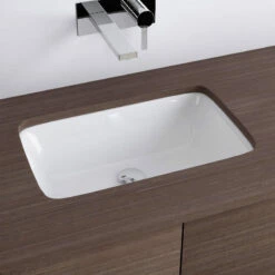 Vasque à Encastrer Par Dessous 53 X 35 Cm Rectangulaire, Céramique -Produits De Salle De Bain Soldes 2024 vasque a encastrer par dessous rectangulaire 50 x 37 cm ceramique 5