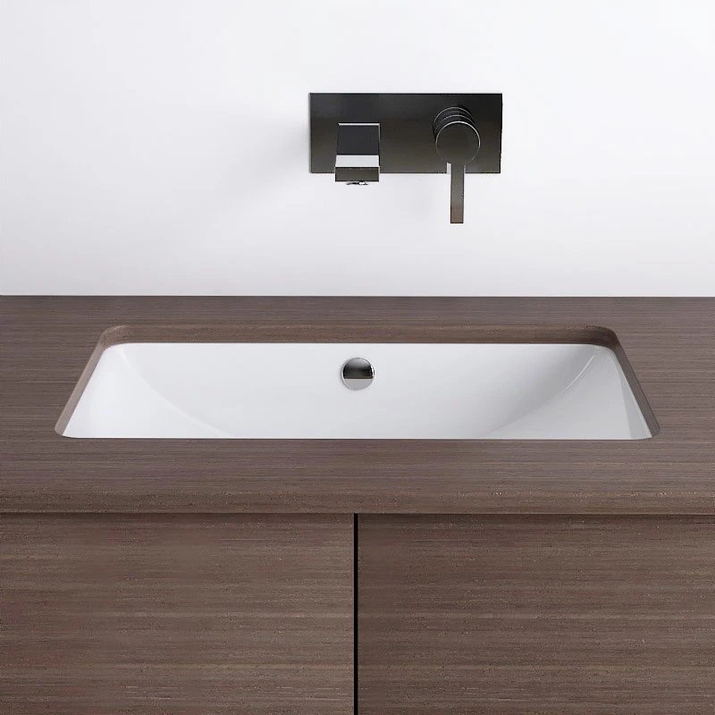 Vasque à Encastrer Par Dessous 59x38 Cm Rectangulaire, Céramique 5 Vasque à Encastrer Par Dessous 59x38 Cm Rectangulaire, Céramique – Image 3