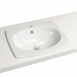 Vasque à Encastrer Par-dessus 54x46,5 Cm Céramique, Kassan