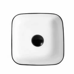 Vasque à Poser 37,5 X 37,5 Cm Carrée, Céramique, Blanc Avec Liseré Noir, Made In France, Fil 9 Vasque à Poser 37,5 X 37,5 Cm Carrée, Céramique, Blanc Avec Liseré Noir, Made In France, Fil -Produits De Salle De Bain Soldes 2024 vasque a poser 375 x 375 cm carree ceramique blanc avec lisere noir made in france fil 3