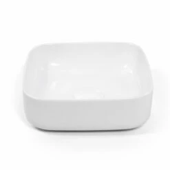 Vasque à Poser 37,5 X 37,5 Cm Carrée, Céramique, Blanc, Made In France, Kami -Produits De Salle De Bain Soldes 2024 vasque a poser 375 x 375 cm carree ceramique blanc made in france kami 1