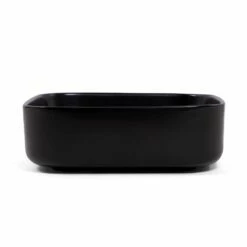 Vasque à Poser 37,5 X 37,5 Cm Carrée, Céramique, Noir Mat, Made In France, Kami -Produits De Salle De Bain Soldes 2024 vasque a poser 375 x 375 cm carree ceramique noir mat made in france kami 2