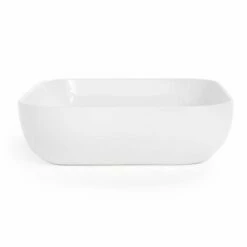 Vasque à Poser 45 X 43 Cm Carrée, Céramique, Blanc, Made In France, Desvres -Produits De Salle De Bain Soldes 2024 vasque a poser 45 x 43 cm carree ceramique blanc made in france desvres 1