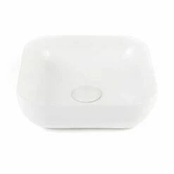 Vasque à Poser 45 X 43 Cm Carrée, Céramique, Blanc Mat, Made In France, Desvres -Produits De Salle De Bain Soldes 2024 vasque a poser 45 x 43 cm carree ceramique blanc mat made in france desvres 2