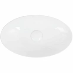 Vasque à Poser 56 X 32,5 Cm Ovale, Céramique, Blanc Brillant, Made In France, Desvres -Produits De Salle De Bain Soldes 2024 vasque a poser 56 x 325 cm ovale ceramique blanc brillant made in france desvres 3