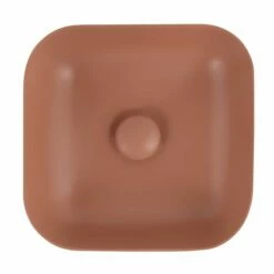 Vasque à Poser 41 X 41 Cm Carrée, Céramique, Brique, Made In France, Desvres 9 Vasque à Poser 41 X 41 Cm Carrée, Céramique, Brique, Made In France, Desvres -Produits De Salle De Bain Soldes 2024 vasque a poser carree 41 x 41 cm ceramique brique made in france desvres 3