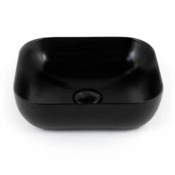 Vasque à Poser 41 X 41 Cm Carrée, Céramique, Noir Mat, Made In France, Desvres 8 Vasque à Poser 41 X 41 Cm Carrée, Céramique, Noir Mat, Made In France, Desvres -Produits De Salle De Bain Soldes 2024 vasque a poser carree 41 x 41 cm ceramique noir mat made in france desvres 2