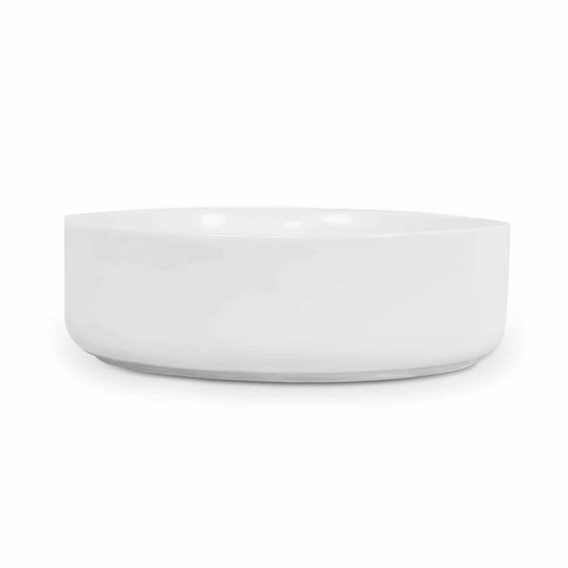 Vasque à Poser Ø34,5 Cm Ronde, Céramique, Blanc Mat, Made In France, Rosalie 5 Vasque à Poser Ø34,5 Cm Ronde, Céramique, Blanc Mat, Made In France, Rosalie – Image 3