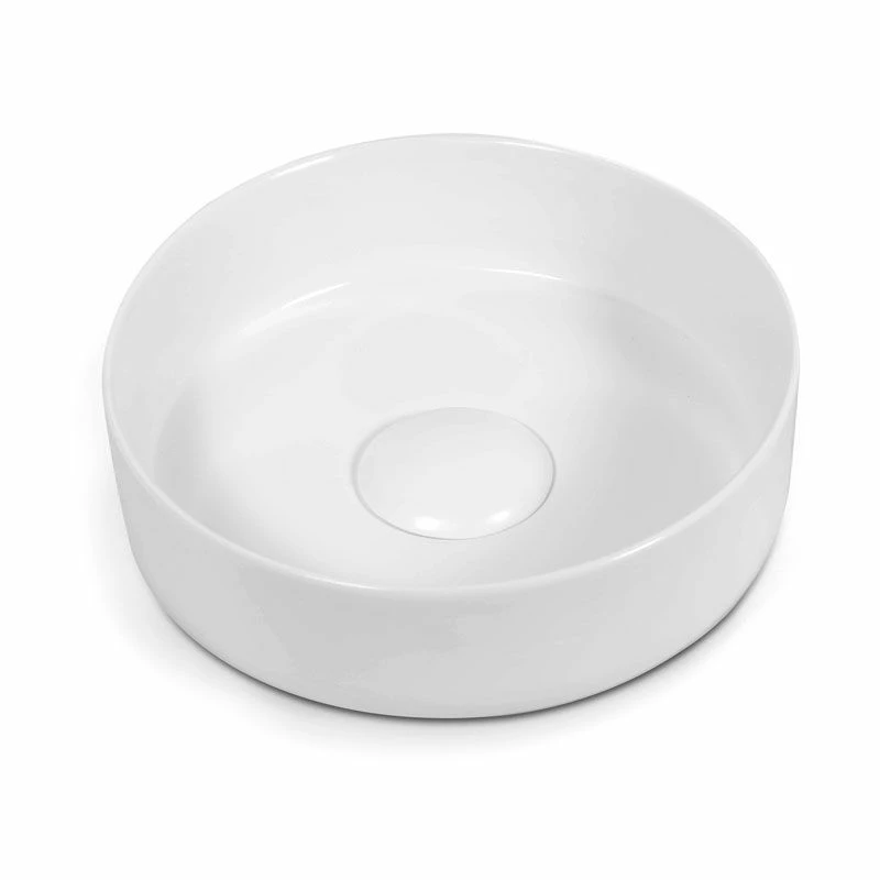 Vasque à Poser Ø34,5 Cm Ronde, Céramique, Blanc Mat, Made In France, Rosalie 3 Vasque à Poser Ø34,5 Cm Ronde, Céramique, Blanc Mat, Made In France, Rosalie