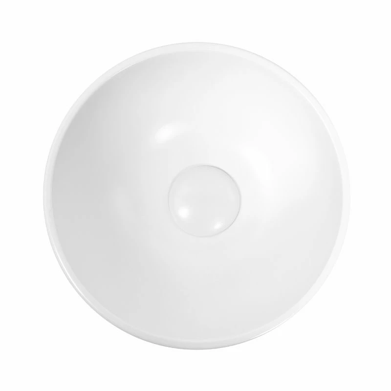 Vasque à Poser Ø37,5 Cm Ronde, Céramique, Blanc Mat, Made In France, Romi 5 Vasque à Poser Ø37,5 Cm Ronde, Céramique, Blanc Mat, Made In France, Romi – Image 3