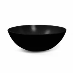 Vasque à Poser Ø37,5 Cm Ronde, Céramique, Noir Mat, Made In France, Romi -Produits De Salle De Bain Soldes 2024 vasque a poser o375 cm ronde ceramique noir mat made in france romi 2