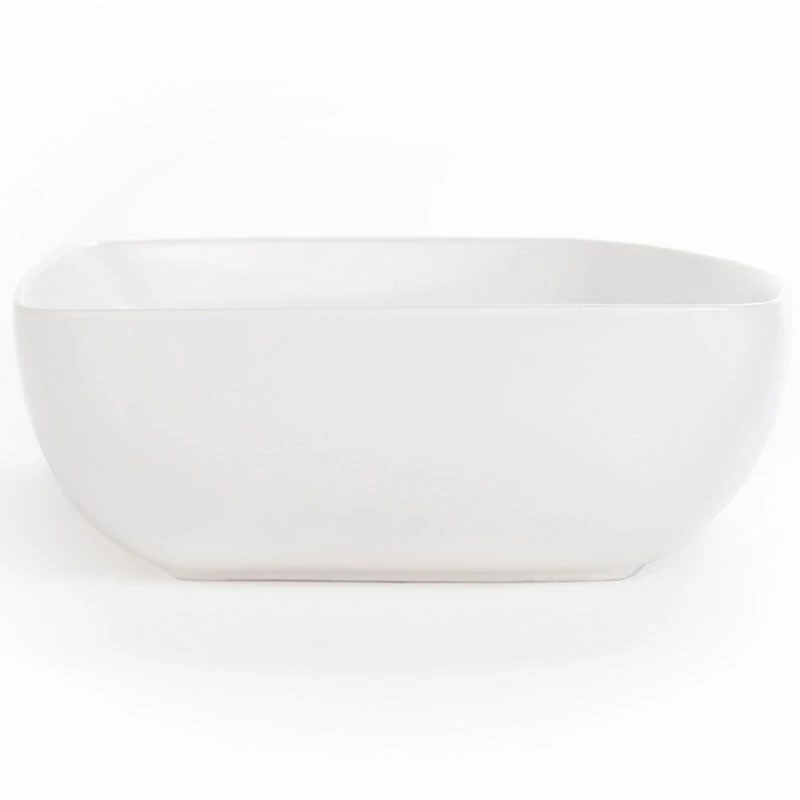 Vasque à Poser 58 X 41 Cm Rectangulaire, Céramique, Blanc Mat, Made In France, Desvres 4 Vasque à Poser 58 X 41 Cm Rectangulaire, Céramique, Blanc Mat, Made In France, Desvres – Image 2