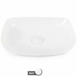 Vasque à Poser 58 X 41 Cm Rectangulaire, Céramique, Blanc Mat, Made In France, Desvres 11 Vasque à Poser 58 X 41 Cm Rectangulaire, Céramique, Blanc Mat, Made In France, Desvres -Produits De Salle De Bain Soldes 2024 vasque a poser rectangulaire 542 x 386 cm ceramique blanc mat made in france desvres 4