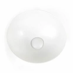 Vasque à Poser 41 X 37 Cm Ronde, Céramique, Blanc Mat, Made In France, Desvres -Produits De Salle De Bain Soldes 2024 vasque a poser ronde 41 x 37 cm ceramique blanc mat made in france desvres 2