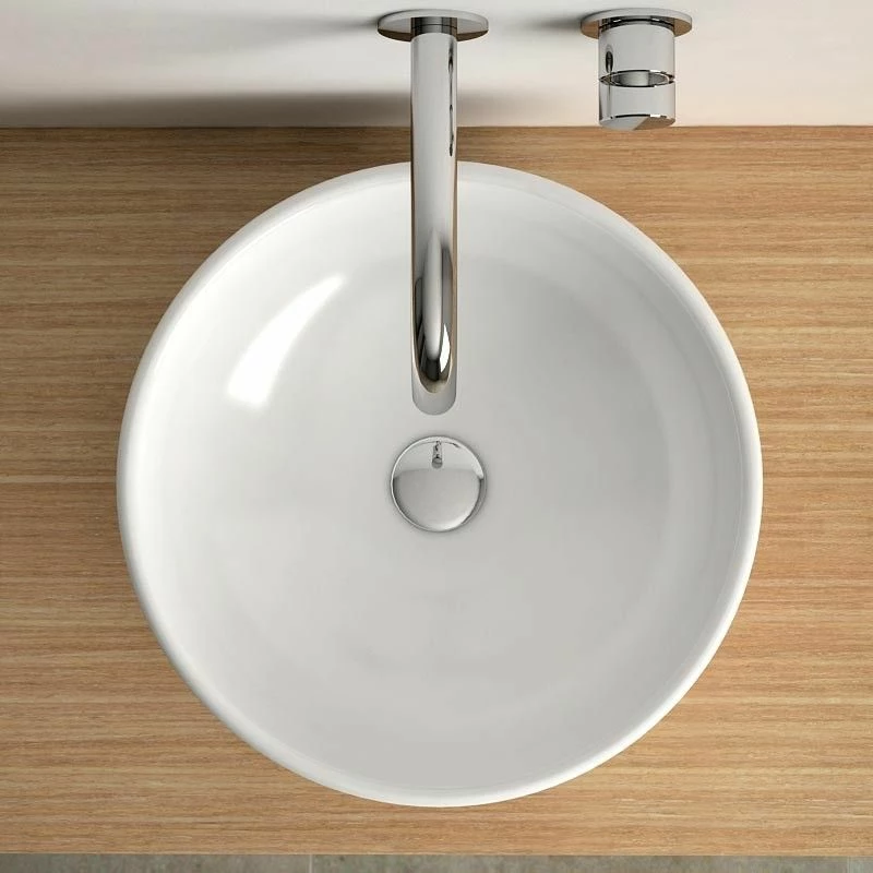 Vasque à Poser Ø40 Cm Ronde Bol Céramique, Aoki 6 Vasque à Poser Ø40 Cm Ronde Bol Céramique, Aoki – Image 4