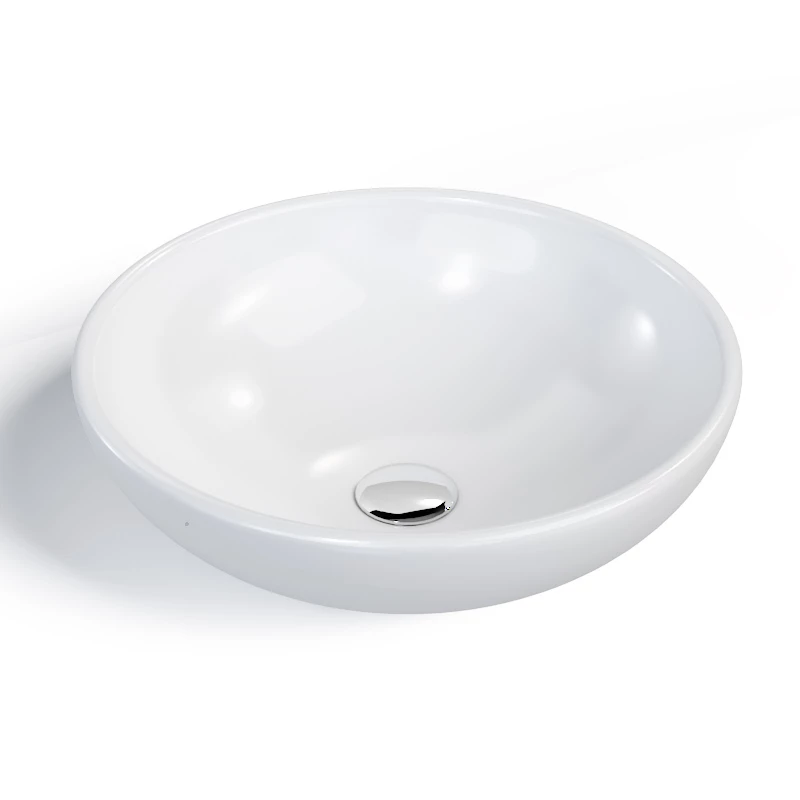 Vasque à Poser Ø40 Cm Ronde Bol Céramique, Aoki 3 Vasque à Poser Ø40 Cm Ronde Bol Céramique, Aoki