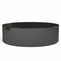 Produits De Salle De Bain Soldes 2024 -Produits De Salle De Bain Soldes 2024 vasque a poser ronde en inox gun black o40 cm art 1