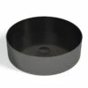 Vasque à Poser Ø40 Cm, Ronde En Inox, Gun Black, Art -Produits De Salle De Bain Soldes 2024 vasque a poser ronde en inox gun black o40 cm art