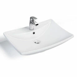 Vasque Avec Plage, Céramique, 60 X 43,5 Cm, Kaven