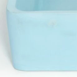 Vasque Béton, 38x38 cm, Bleu Ciel, Cube -Produits De Salle De Bain Soldes 2024 vasque beton 38x38 cm bleu ciel cube 2