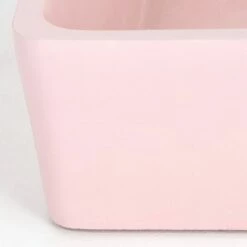 Vasque Béton, 38x38 cm, Rose, Cube -Produits De Salle De Bain Soldes 2024 vasque beton 38x38 cm rose cube 2