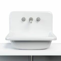 Lavabo En Fonte 61x51 Cm, Avec Dosseret, Blanc, School + Robinet Mélangeur Cross II Inox Brossé Inclus 9 Lavabo En Fonte 61x51 Cm, Avec Dosseret, Blanc, School + Robinet Mélangeur Cross II Inox Brossé Inclus -Produits De Salle De Bain Soldes 2024 vasque en fonte avec dosseret blanc school robinet melangeur cross ii inox brosse inclus 2