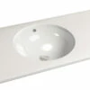 Vasque à Encastrer Par Dessous Ø43 Cm Ronde Céramique, Asako -Produits De Salle De Bain Soldes 2024 vasque encastrable amiri 40x40 cm